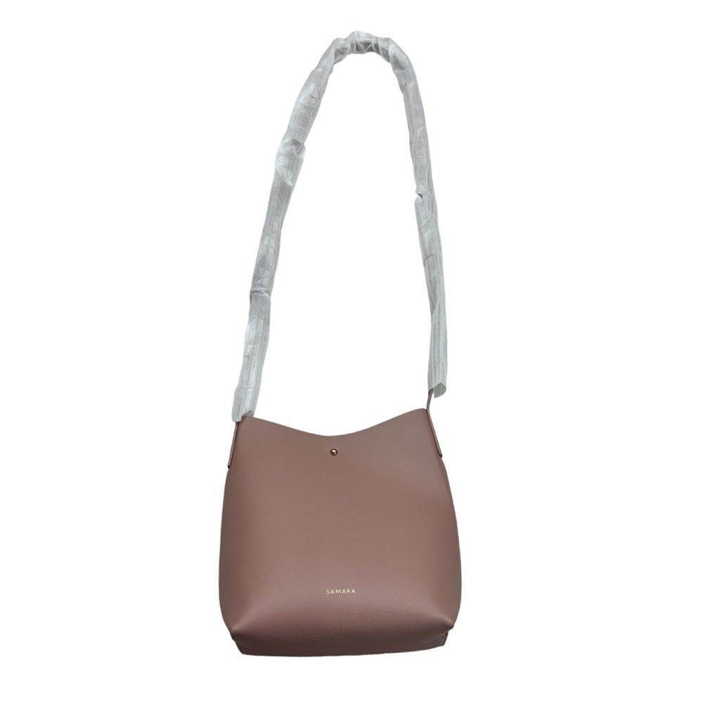 Samara Anthropologie Dusty Pink Crossbody Shoulder Bag NWOT